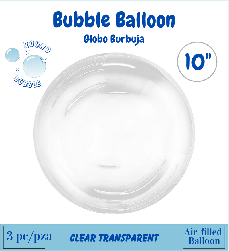 House of Balloons Bubble Balloon 10 inch 3ct